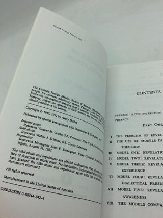 MODELS OF REVELATION