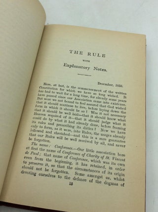 MANUAL OF THE SOCIETY OF ST. VINCENT DE PAUL