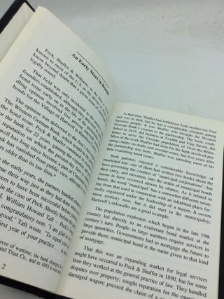 IN OUR OPINION... A Centennial History of Peck, Shaffer & Williams, Attorneys at Law