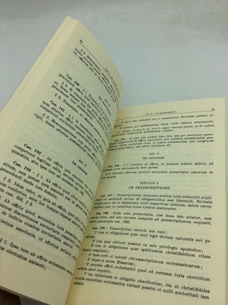 CODEX IURIS CANONICI Auctoritate Ioannis Pauli PP. II Promulgatus