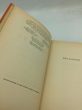 DASHIELL HAMMETT OMNIBUS: Red Harvest - The Dain Curse - The Maltese Falcon