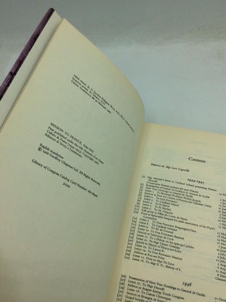 MISSION TO FRANCE: Memoirs of a Nuncio, 1944-1953