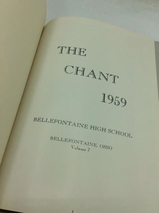 1959 BELLEFONTAINE HIGH SCHOOL YEARBOOK