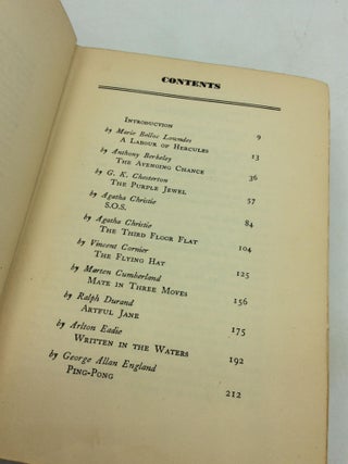 THE BEST ENGLISH DETECTIVE STORIES OF 1929