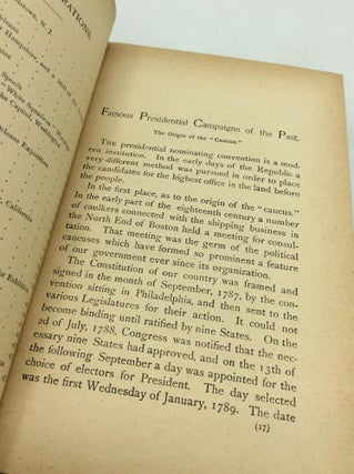 GREAT LEADERS AND NATIONAL ISSUES OF 1896