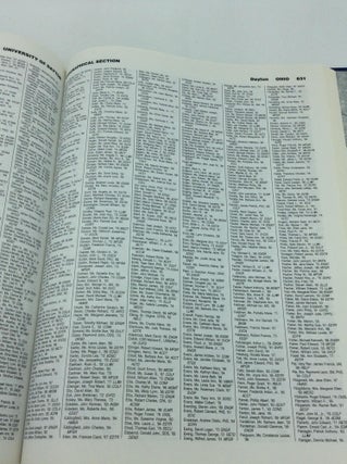 1997 UNIVERSITY OF DAYTON ALUMNI DIRECTORY