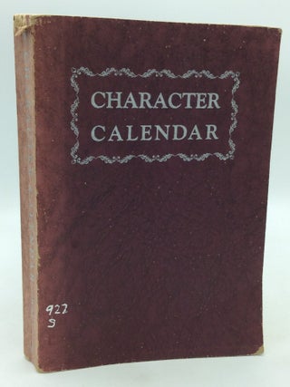 Item #322126 A CHARACTER CALENDAR by Two School Sisters of Notre Dame