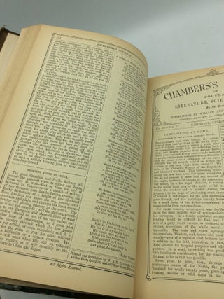 CHAMBERS'S JOURNAL of Popular Literature, Science and Arts: Poole Vol. 62