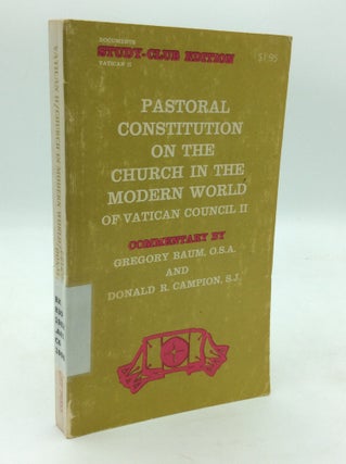 Item #322660 THE PASTORAL CONSTITUTION ON THE CHURCH IN THE MODERN WORLD: De Ecclesia in Mundo...