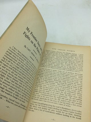 MY FRONTIER DAYS & INDIAN FIGHTS ON THE PLAINS OF TEXAS