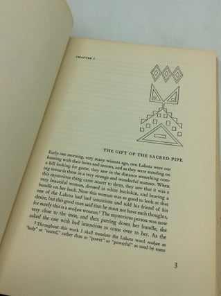 THE SACRED PIPE: Black Elk's Account of the Seven Rites of the Oglala Sioux