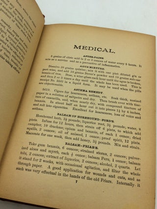 THE OLD INDIAN DOCTOR'S GUIDE TO HEALTH and Family Recipe Book. Dr. Lester's Encyclopedia