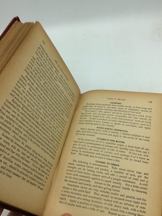 THE OLD INDIAN DOCTOR'S GUIDE TO HEALTH and Family Recipe Book. Dr. Lester's Encyclopedia
