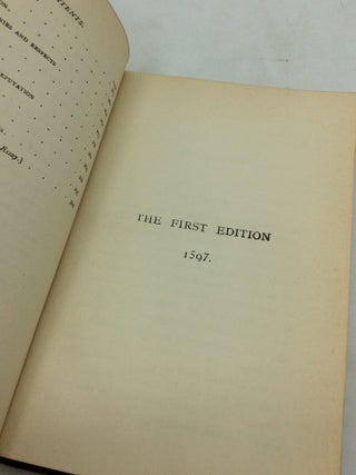 THE ESSAYS or Counsels Civil and Moral