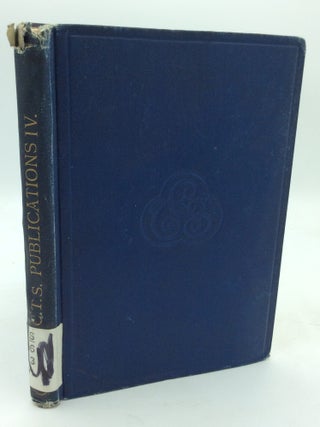 Item #322937 PUBLICATIONS OF THE CATHOLIC TRUTH SOCIETY, Volume IV