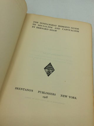 THE INTELLIGENT WOMAN'S GUIDE TO SOCIALISM AND CAPITALISM