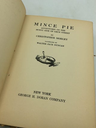 MINCE PIE: Adventures on the Sunny Side of Grub Street