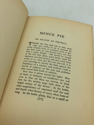 MINCE PIE: Adventures on the Sunny Side of Grub Street