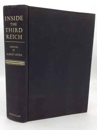 Item #323076 INSIDE THE THIRD REICH. Albert Speer