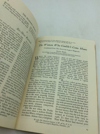 THE READER'S DIGEST: November 1938