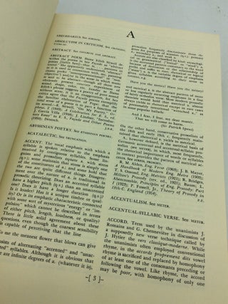 PRINCETON ENCYCLOPEDIA OF POETRY AND POETICS