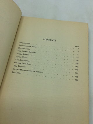 THE PLAYS OF ANTON CHEKOV