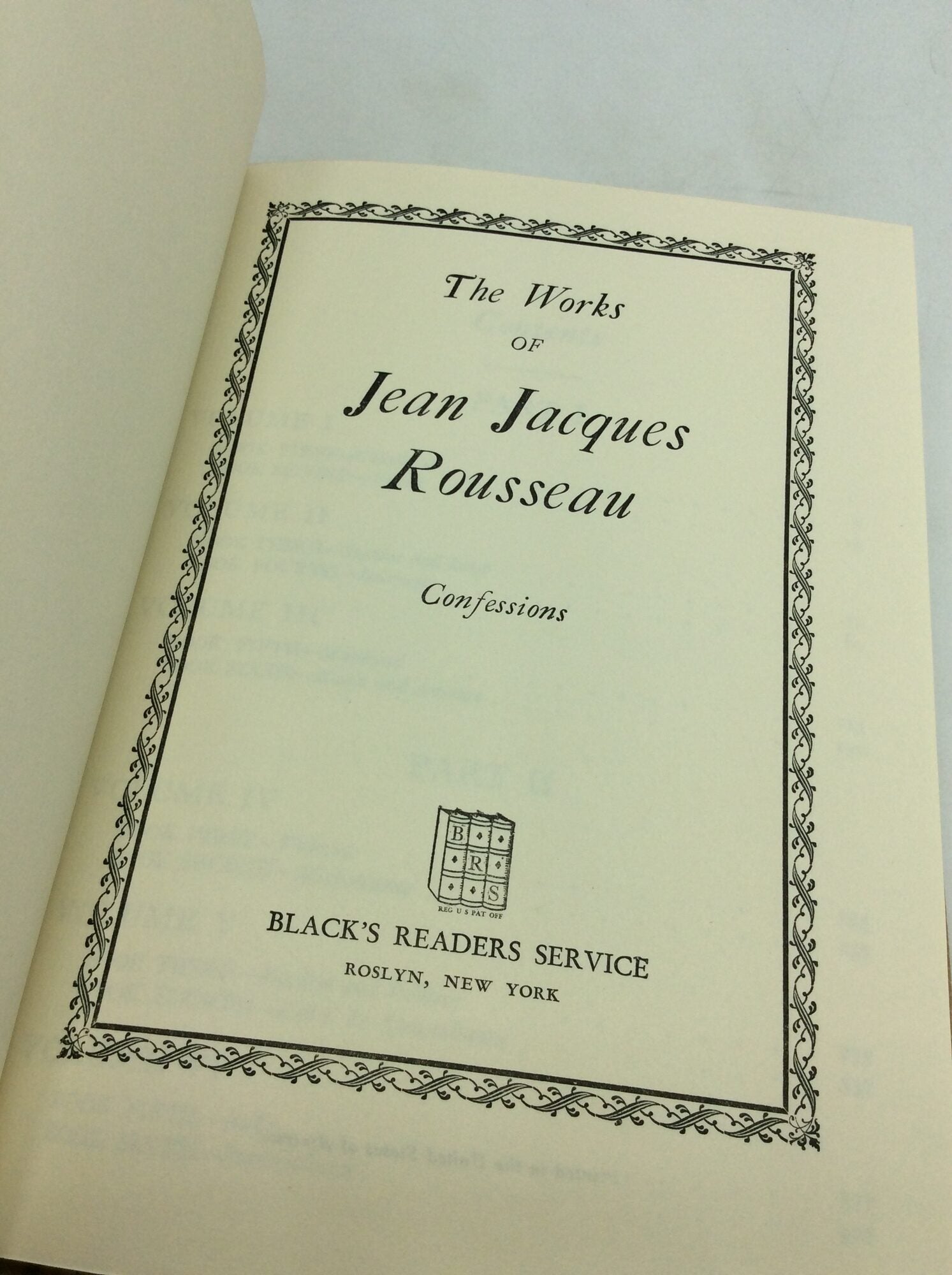 THE WORKS OF JEAN JACQUES ROUSSEAU: Confessions | Jean-Jacques Rousseau