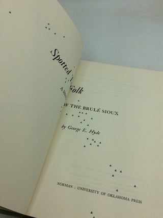 SPOTTED TAIL'S FOLK: A History of the Brule Sioux