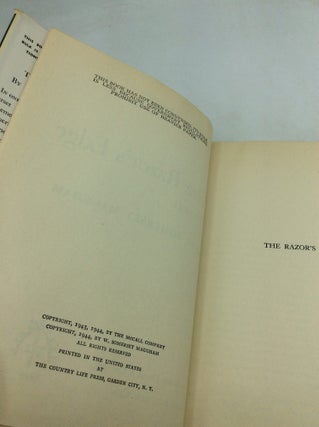 THE RAZOR'S EDGE