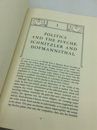 FIN-DE-SIECLE VIENNA: Politics and Culture