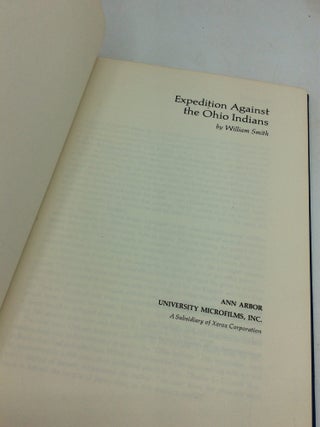 EXPEDITION AGAINST THE OHIO INDIANS