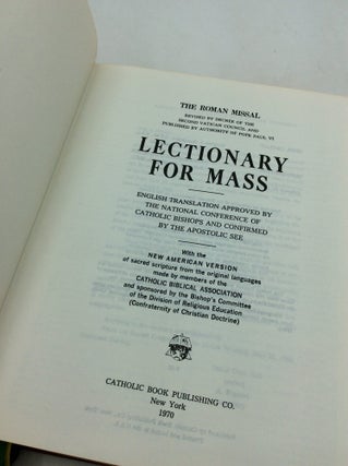LECTIONARY FOR MASS