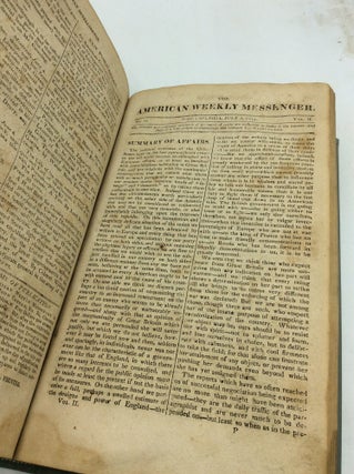 THE AMERICAN WEEKLY MESSENGER; or, Register of State Papers, History and Politics for 1813-14, Vols. I-II