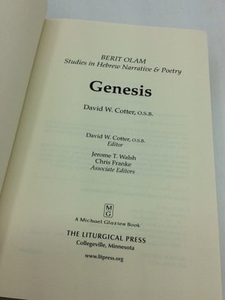 BERIT OLAM: Studies in Hebrew Narrative & Poetry, Vols. I-XV