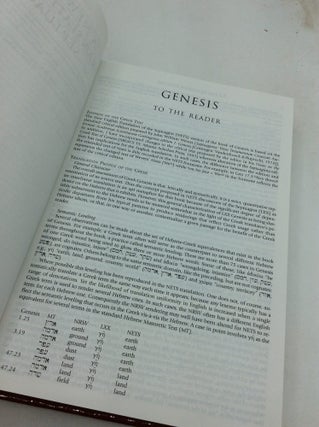 A NEW ENGLISH TRANSLATION OF THE SEPTUAGINT and the Other Greek Translations Traditionally Included Under That Title