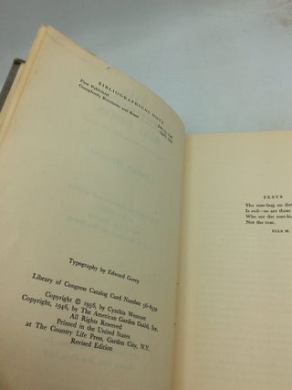 THE GARDENER'S BUG BOOK