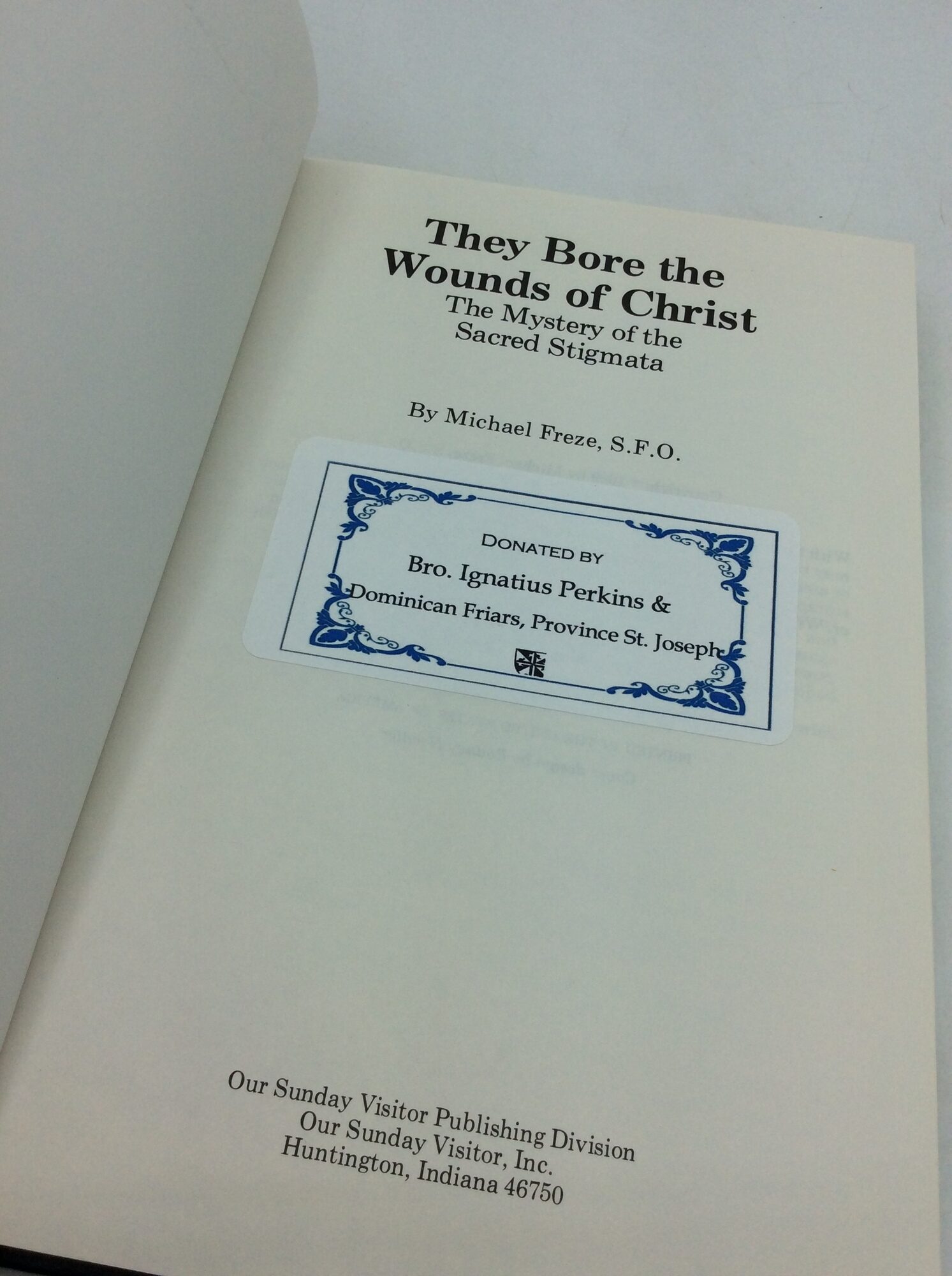 THEY BORE THE WOUNDS OF CHRIST: The Mystery of the Sacred Stigmata ...