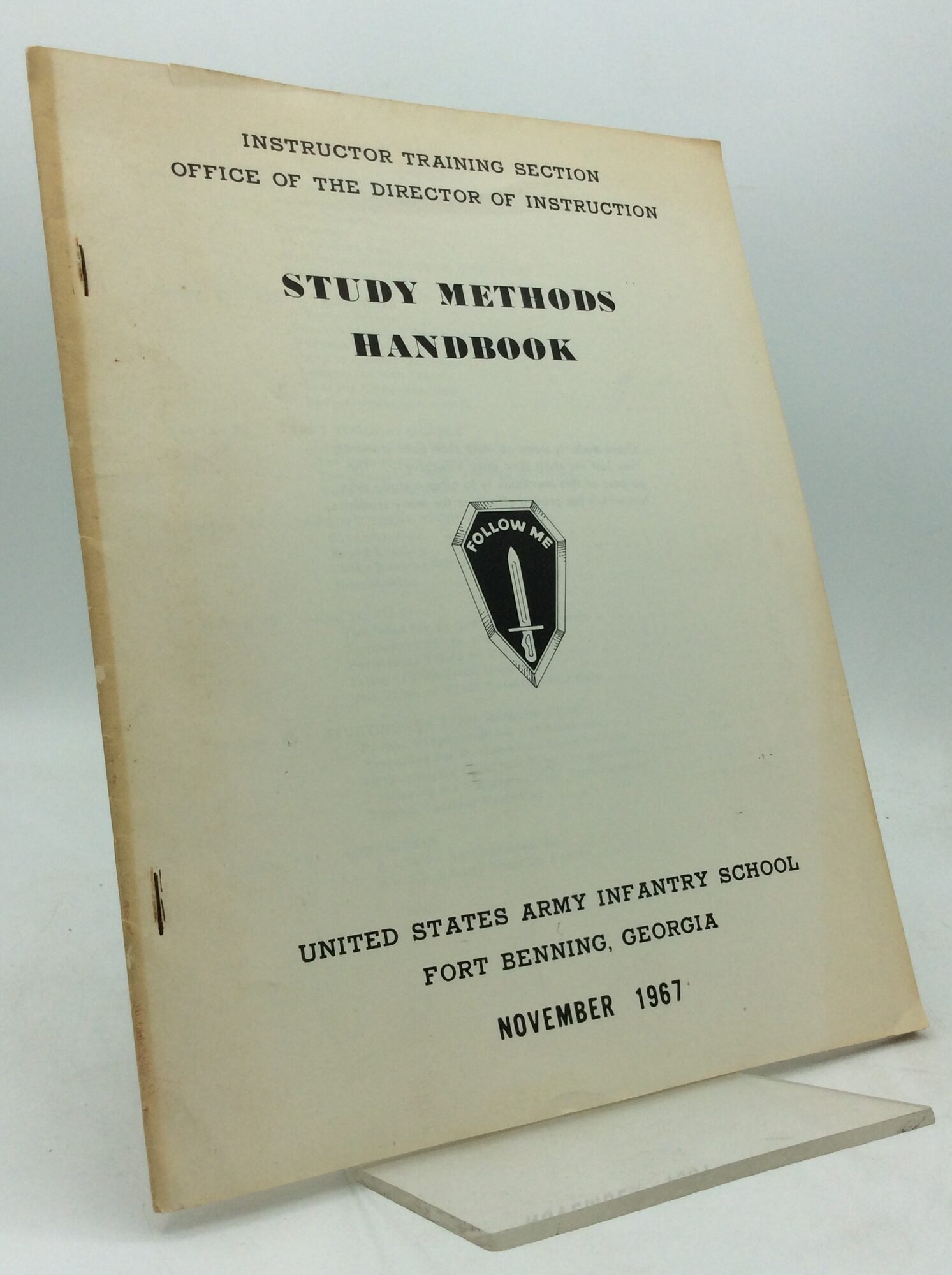 STUDY METHODS HANDBOOK | Office of the Director of Instruction ...