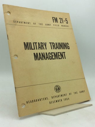 Item #325018 MILITARY TRAINING MANAGEMENT