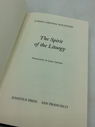 THE SPIRIT OF THE LITURGY