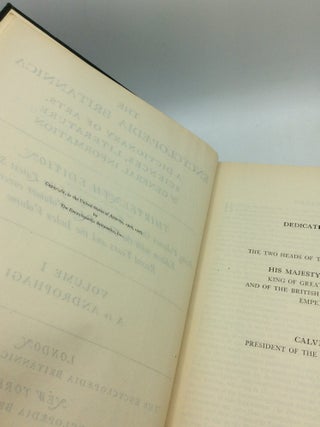 THE ENCYCLOPAEDIA BRITANNICA: Thirteenth Edition, Vols. 1-32