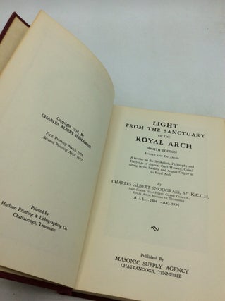 LIGHT FROM THE SANCTUARY OF THE ROYAL ARCH