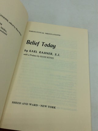 BELIEF TODAY