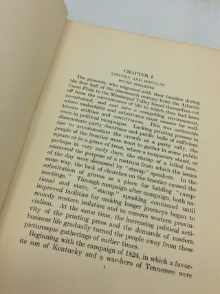 THE LINCOLN-DOUGLAS DEBATES OF 1858