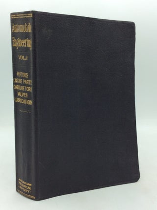 Item #325358 AUTOMOBILE ENGINEERING, Vol. I
