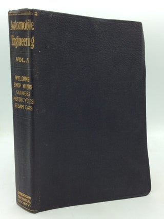 Item #325359 AUTOMOBILE ENGINEERING, Vol. V
