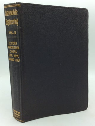Item #325360 AUTOMOBILE ENGINEERING, Vol. II