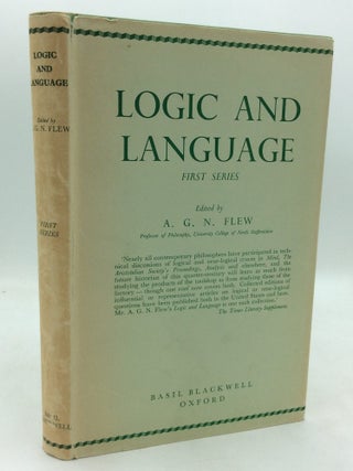 Item #325410 LOGIC AND LANGUAGE (First Series). ed Anthony Flew