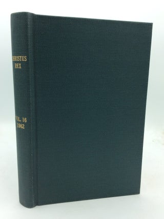 Item #325446 CHRISTUS REX: Vol. 16, Nos. 1-4 (1962