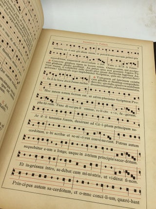 CANTUS ECCLESIASTICUS PASSIONIS D.N. JESU CHRISTI, Fasc. I-II: Chronista & Christus, Secundum Matthaeum, Marcum, Lucam et Joannem Editus sub Auspiciis Sanctissimi Domini Nostri Pii Papae IX. Curante Sacrorum Rituum Congregatione.